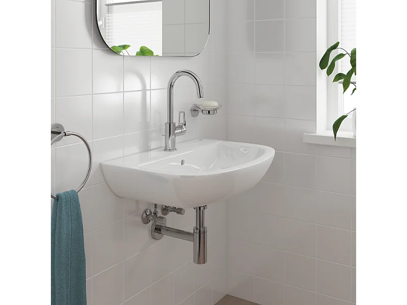 Mitigeur lavabo GROHE Start Loop bec col de cygne chromé