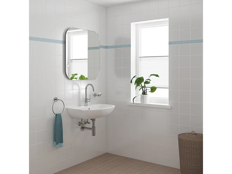 Mitigeur lavabo GROHE Start Loop bec col de cygne chromé