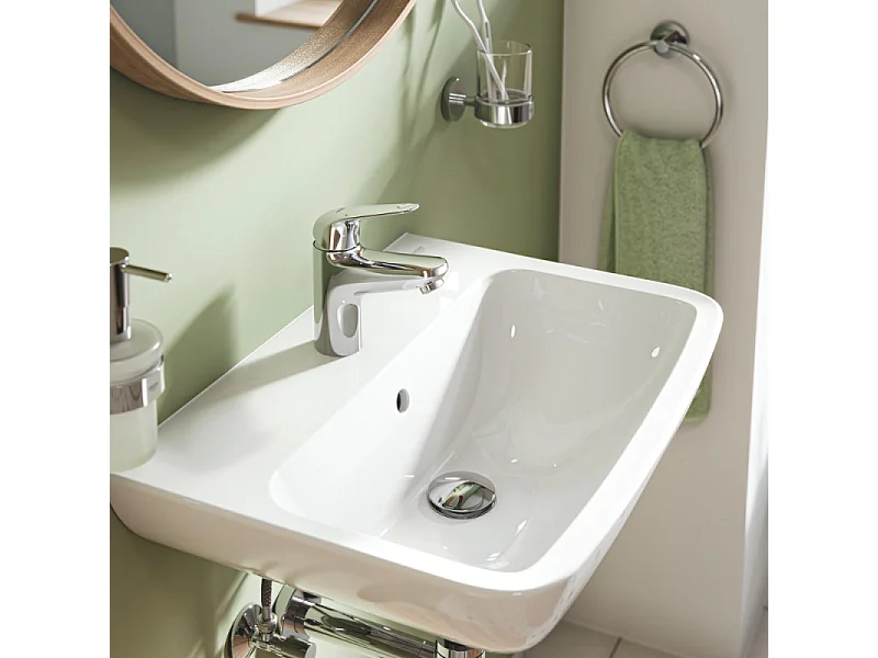 GROHE Mezclador de lavabo Swift con desagüe abierto Push cromo S