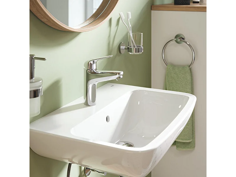 GROHE Mezclador de lavabo Swift con desagüe abierto Push cromo M