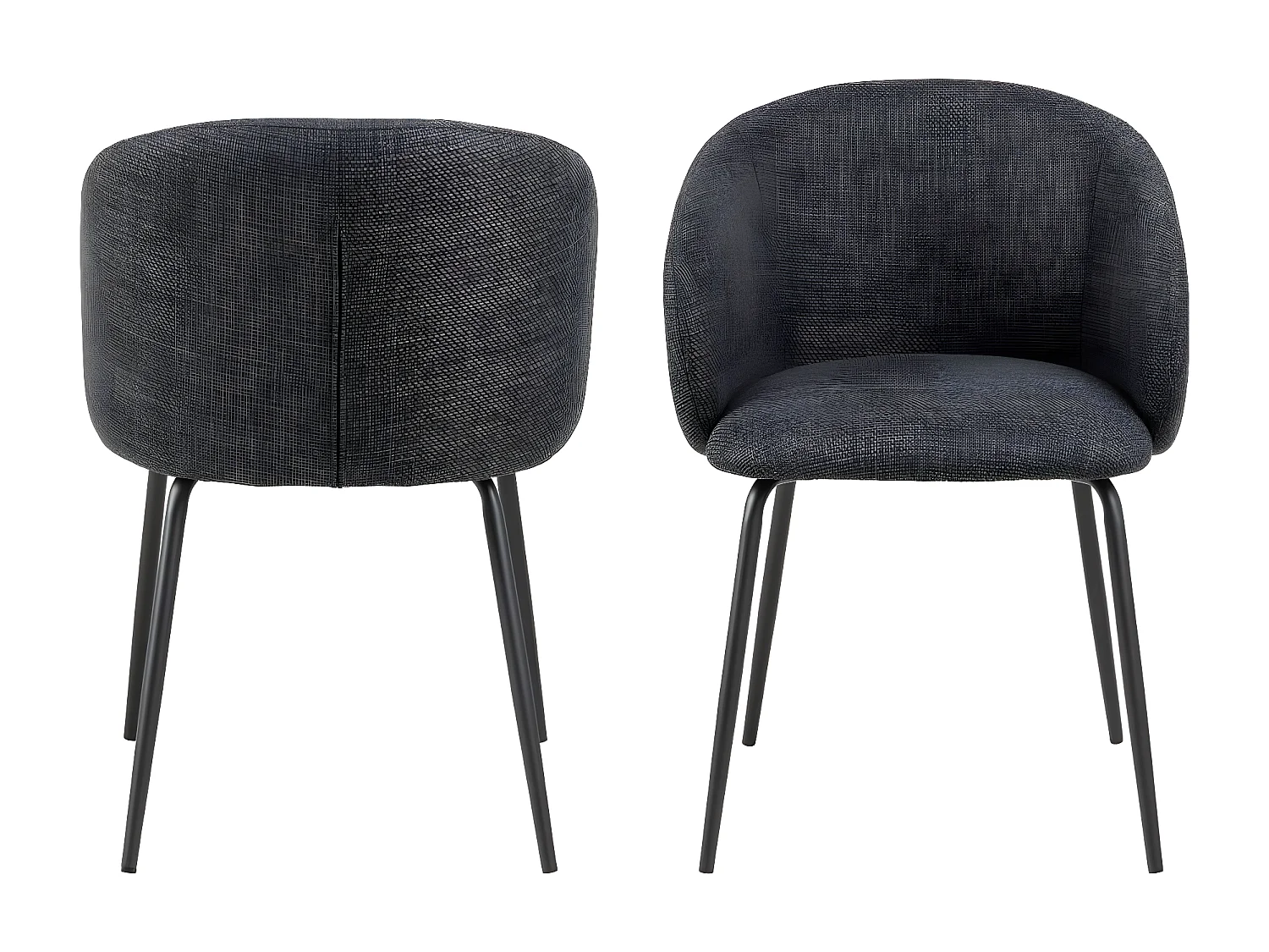 Leanor eetkamerstoel met armleuningen grijs.