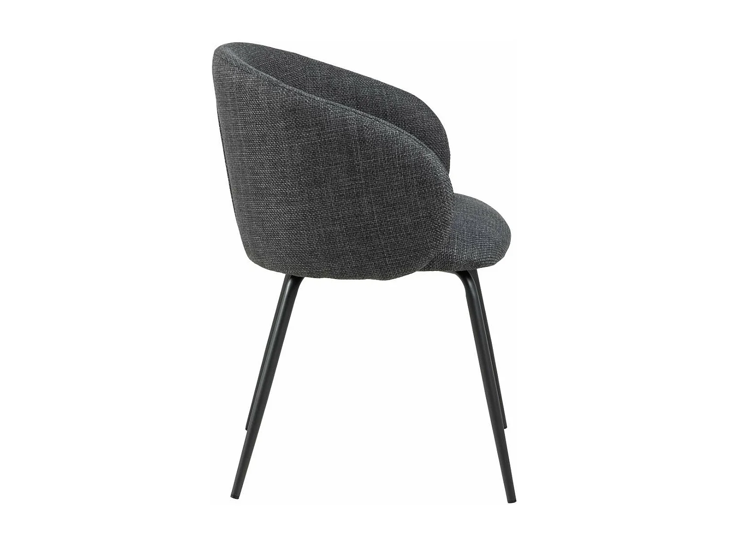 Leanor eetkamerstoel met armleuningen grijs.