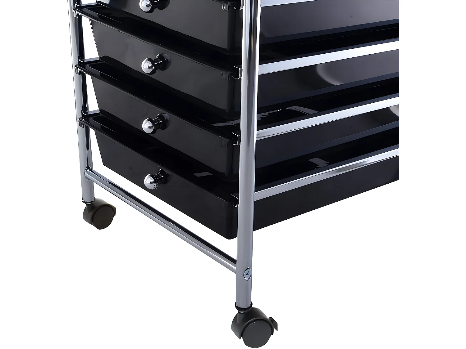 Tour de rangement plastique à tiroirs rangement 32.5 x 37 x 86 cm