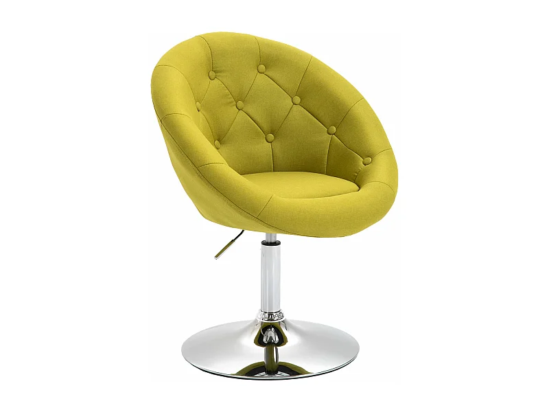 COCKTAILSESSEL HAVANNA Stoffbezug Limettengrün