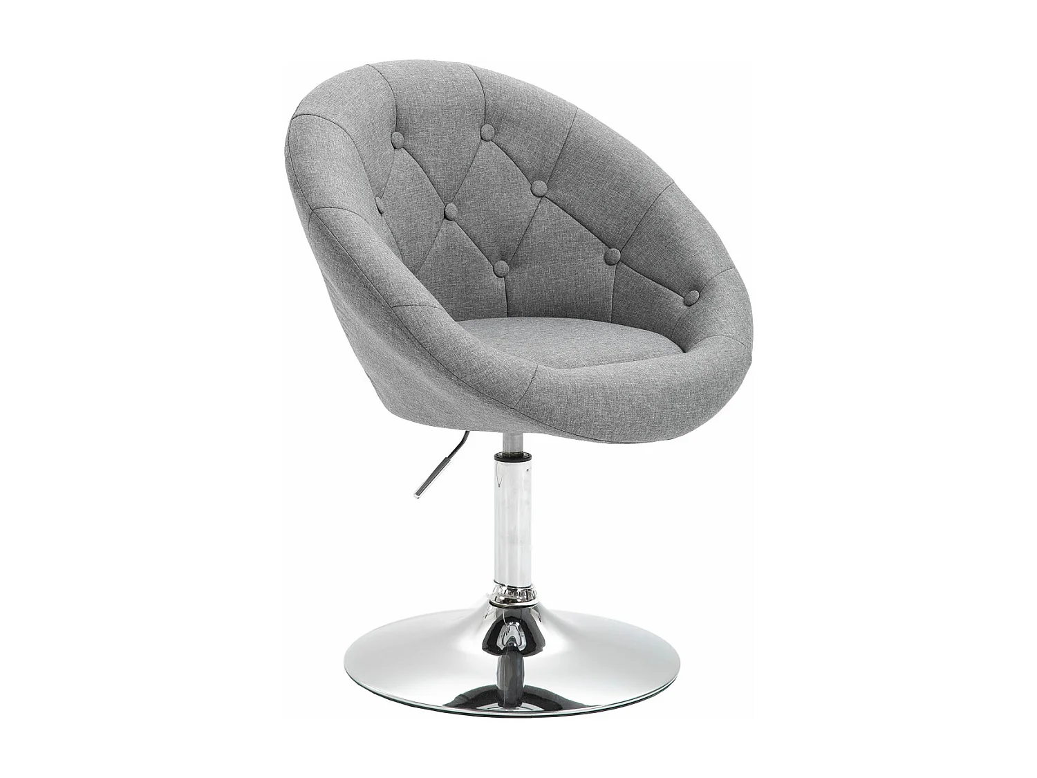 COCKTAILSESSEL HAVANNA Stoffbezug Grau