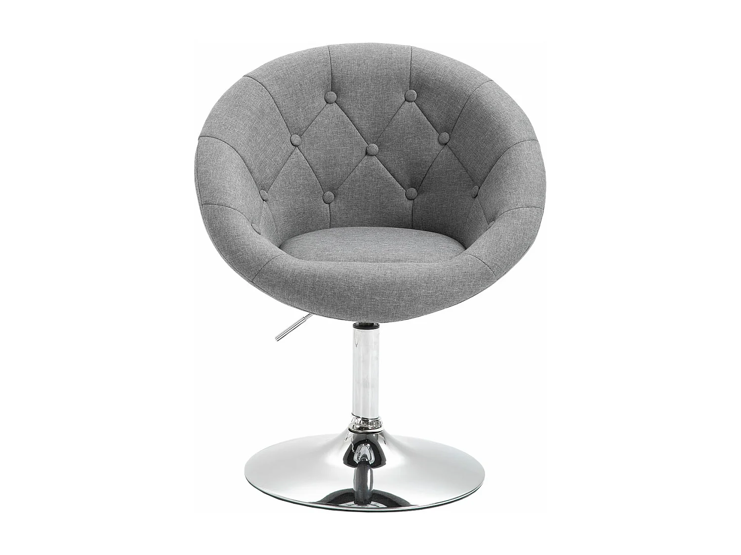 COCKTAILSESSEL HAVANNA Stoffbezug Grau