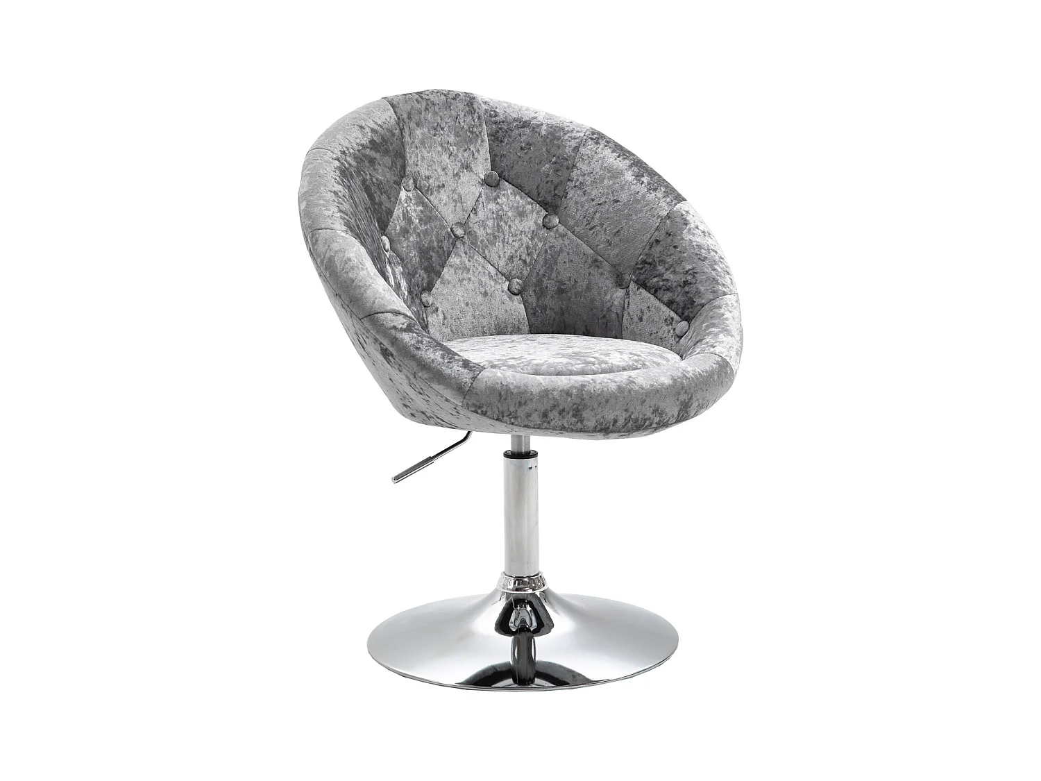 COCKTAILSESSEL HAVANNA Samt Silber
