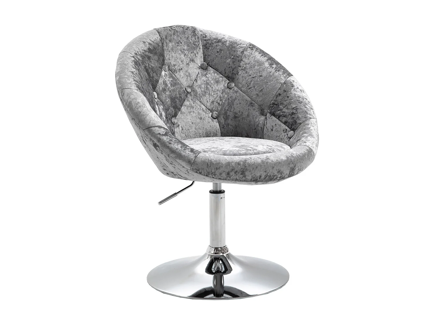 COCKTAILSESSEL HAVANNA Samt Silber