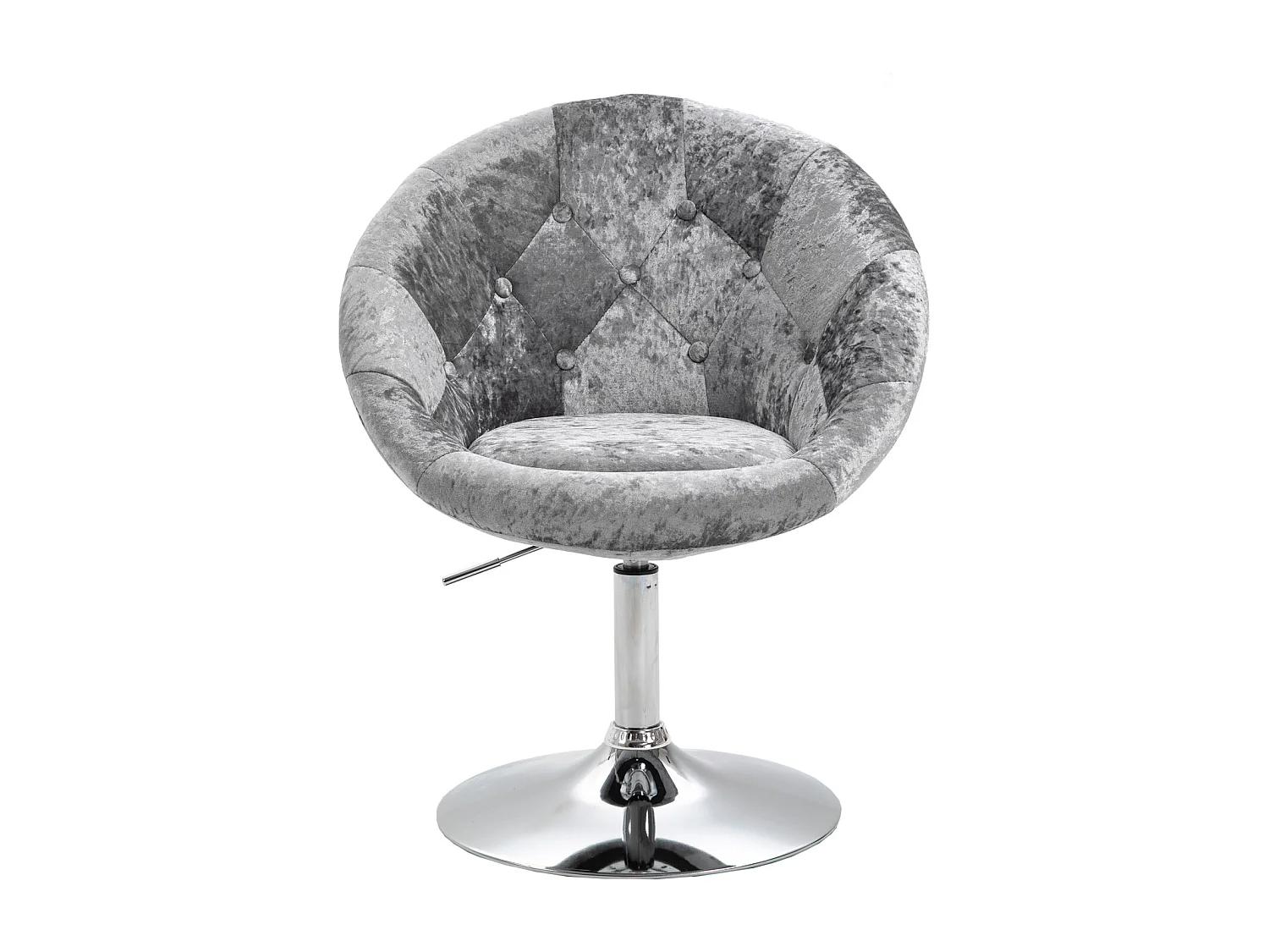 COCKTAILSESSEL HAVANNA Samt Silber