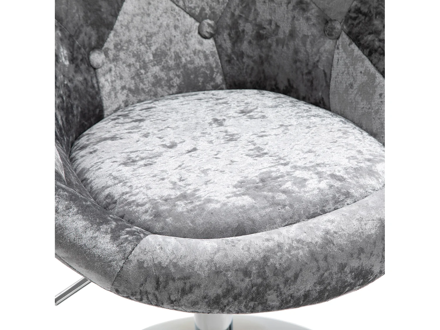 COCKTAILSESSEL HAVANNA Samt Silber