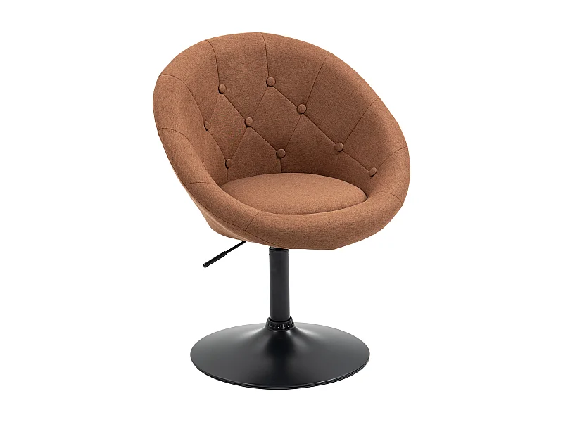 COCKTAILSESSEL HAVANNA Stoffbezug Braun