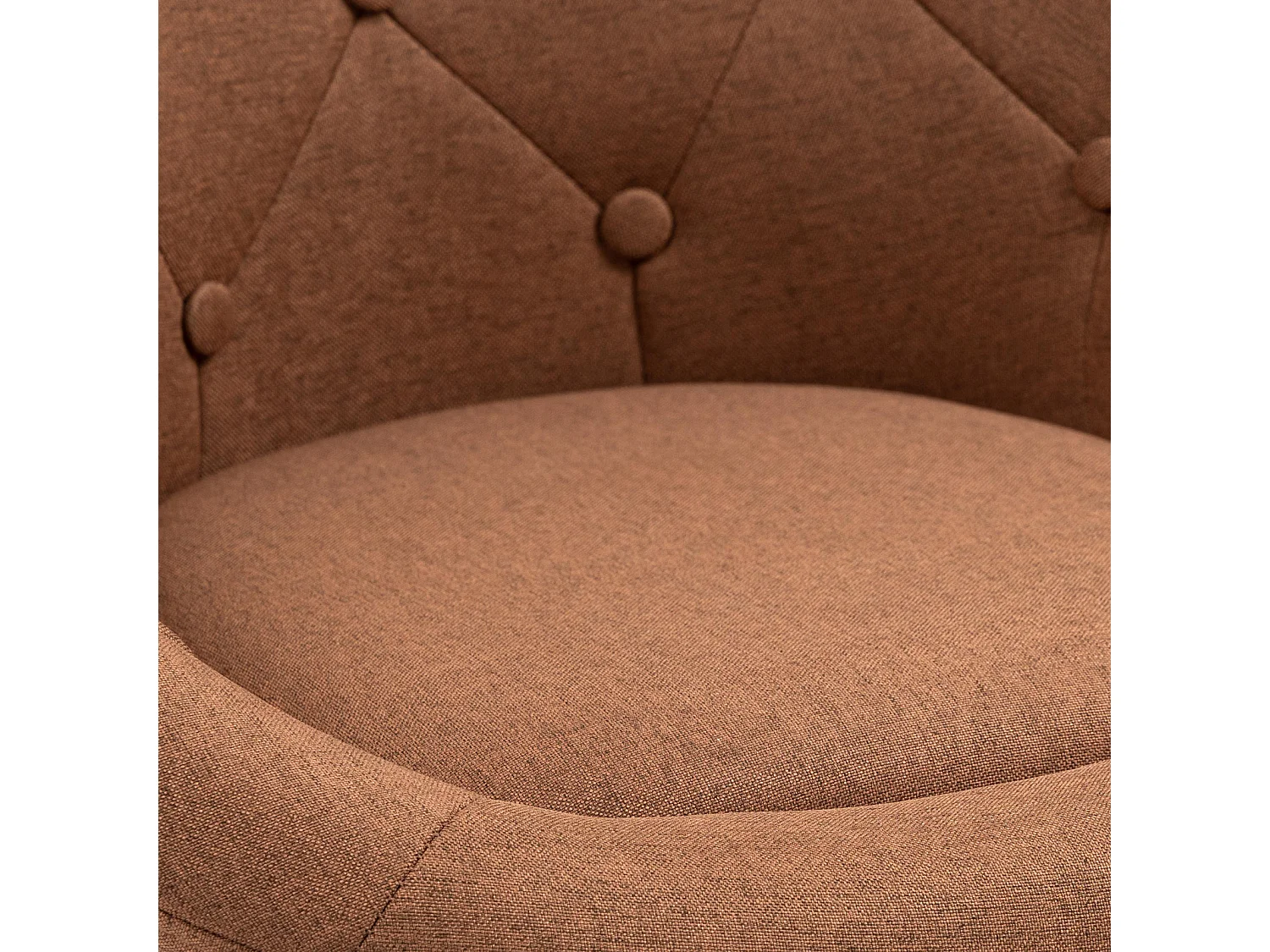 COCKTAILSESSEL HAVANNA Stoffbezug Braun