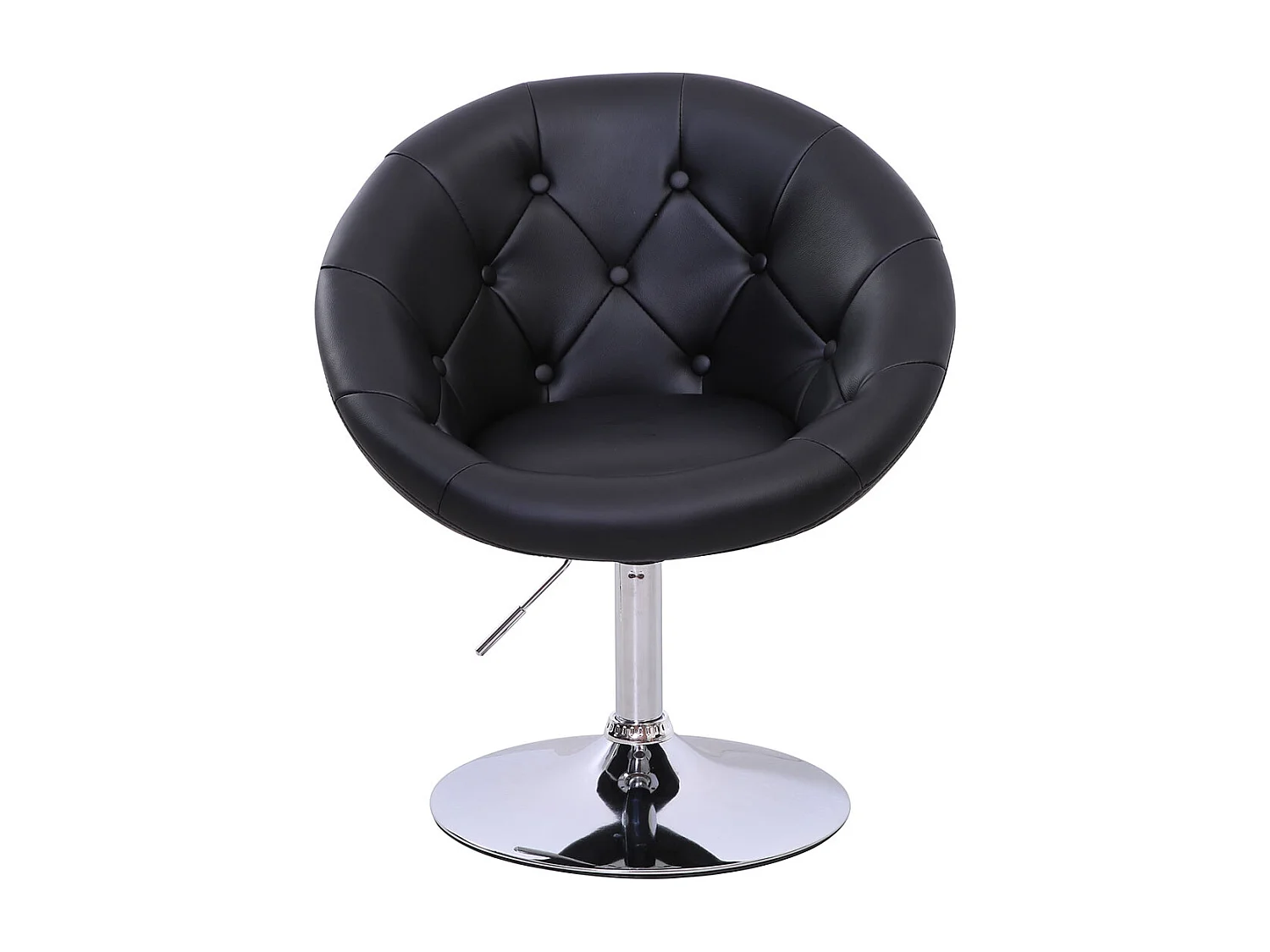 COCKTAILSESSEL HAVANNA Kunstleder Schwarz