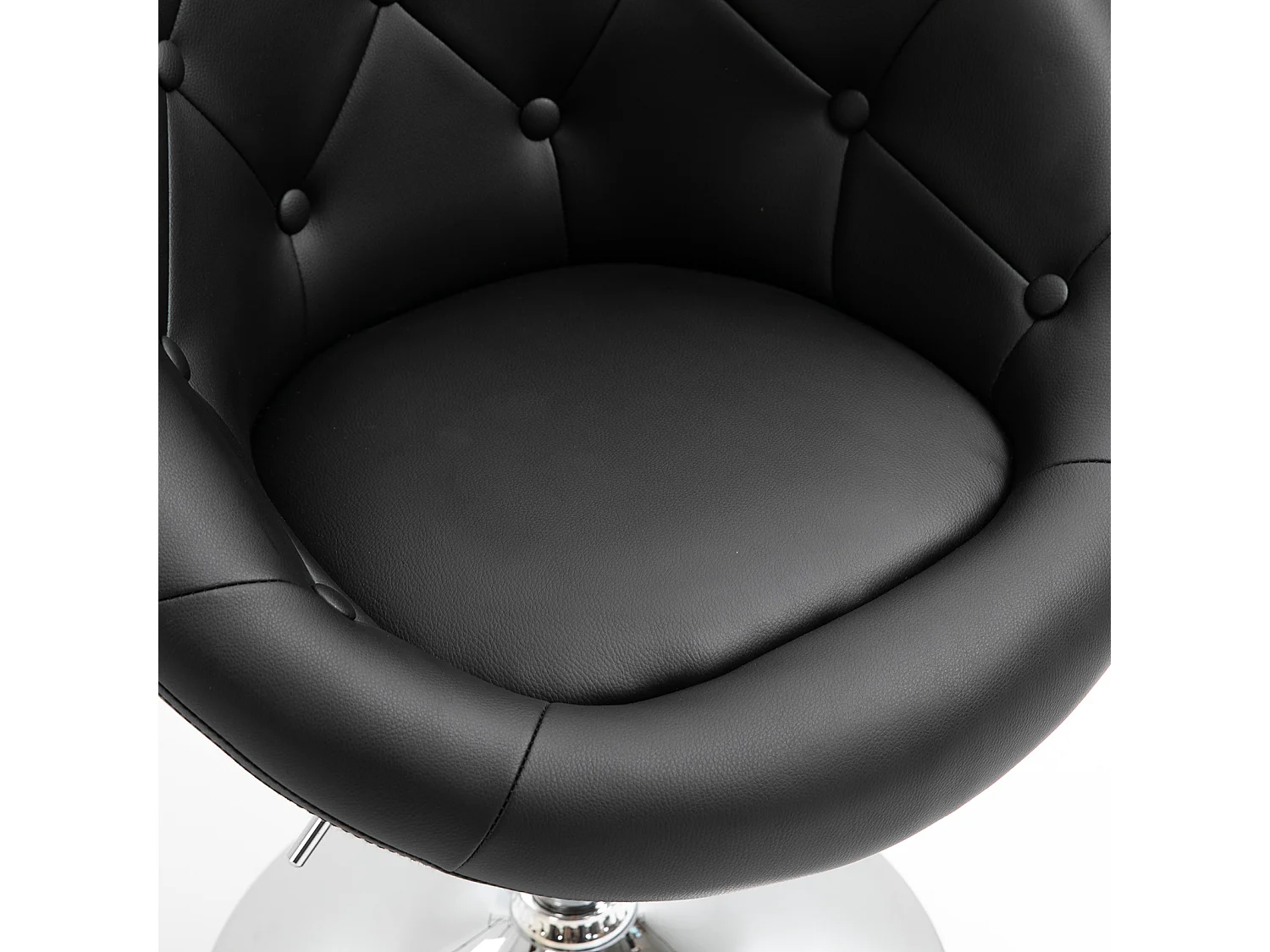 COCKTAILSESSEL HAVANNA Kunstleder Schwarz