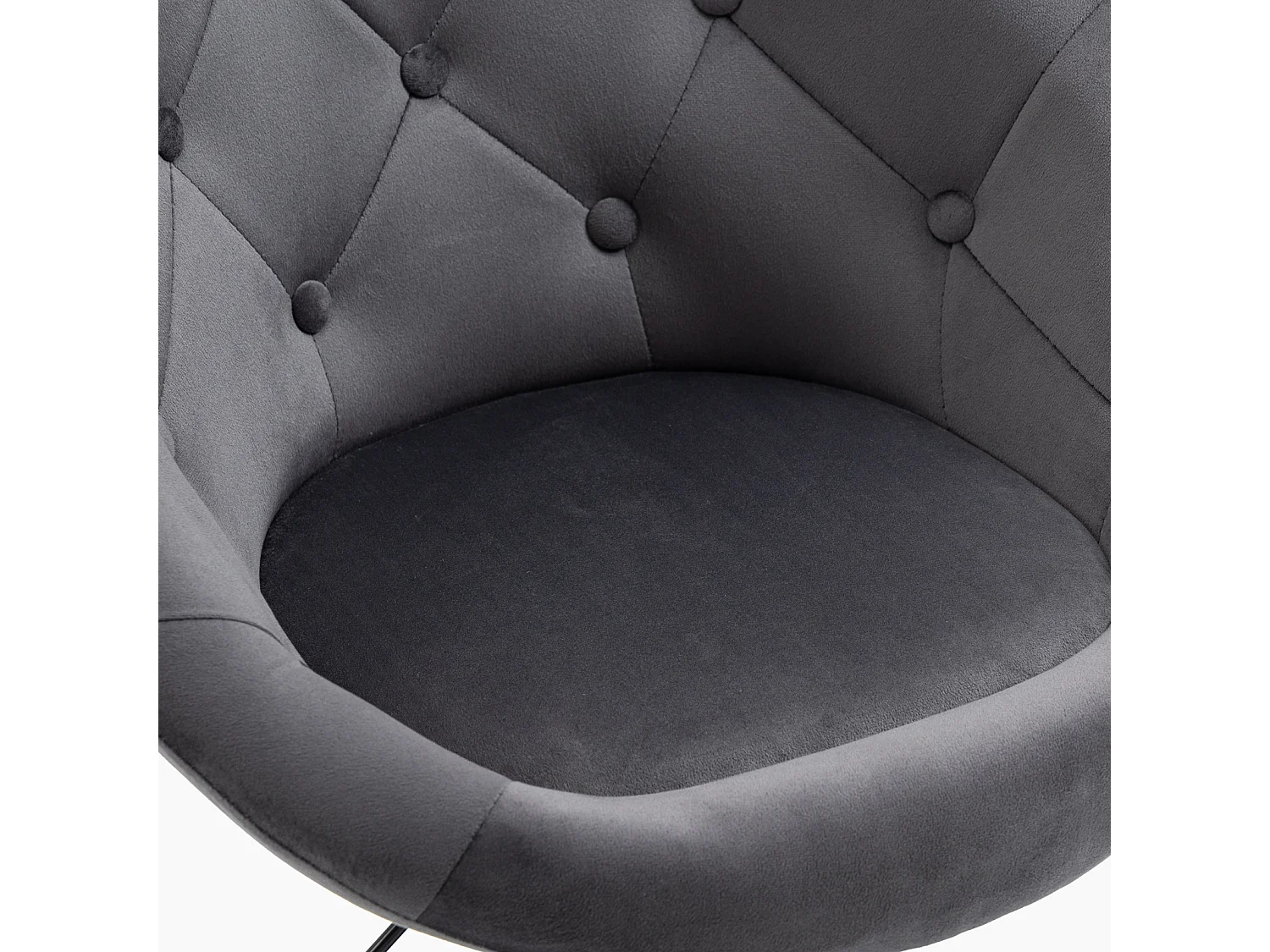 COCKTAILSESSEL HAVANNA Samt Grau