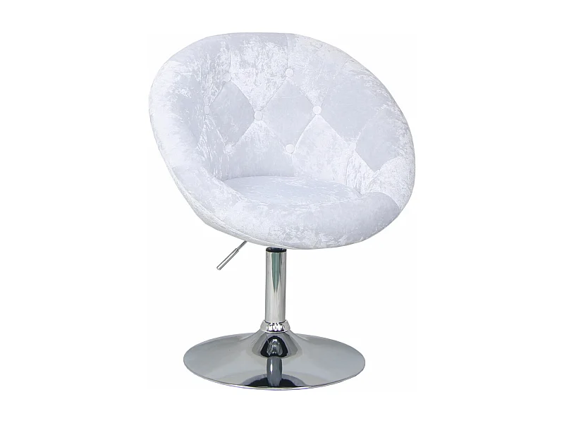 COCKTAILSESSEL HAVANNA Samt Weiß