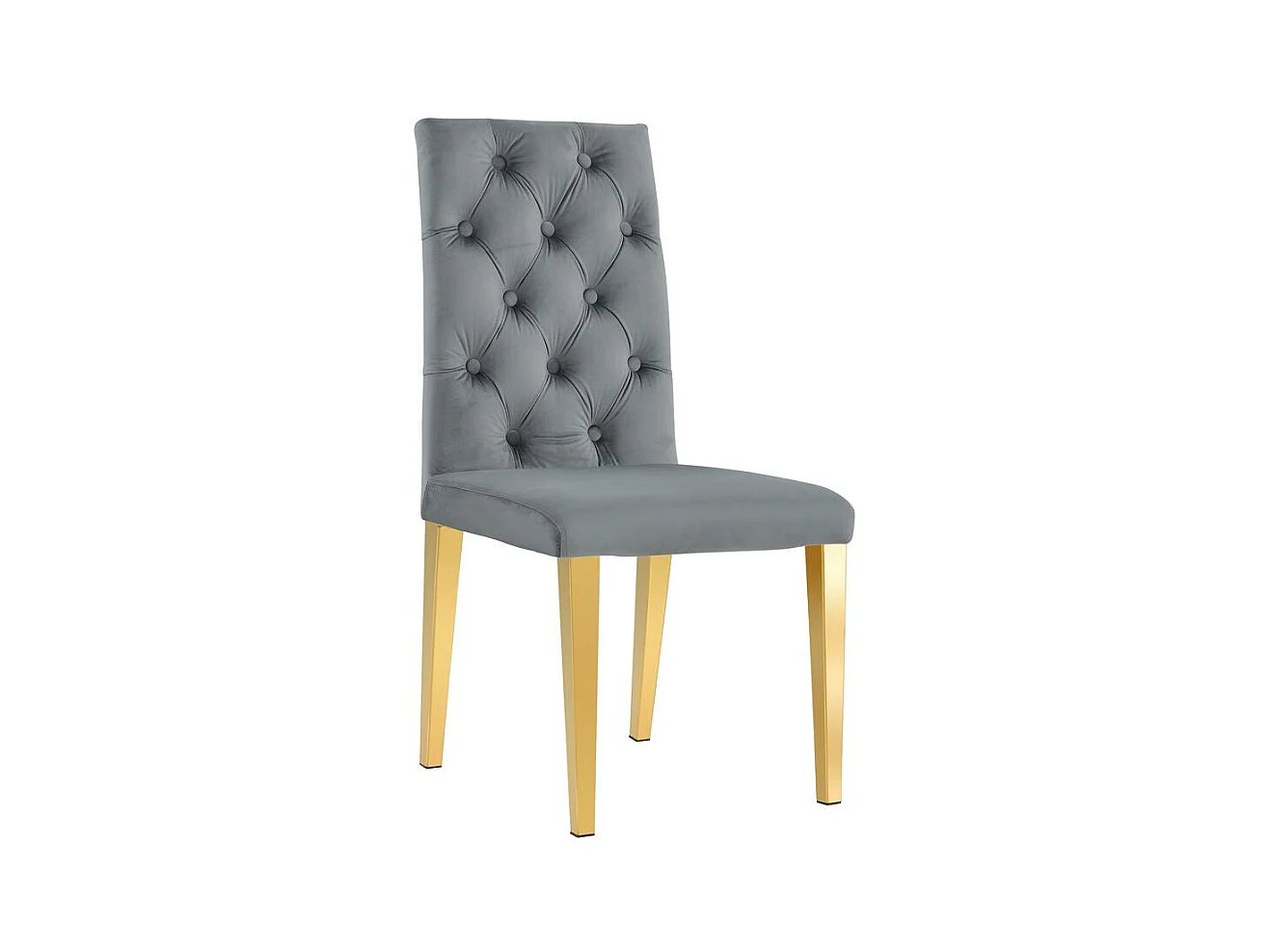 Lot de chaises NEVADA capitonnés gold