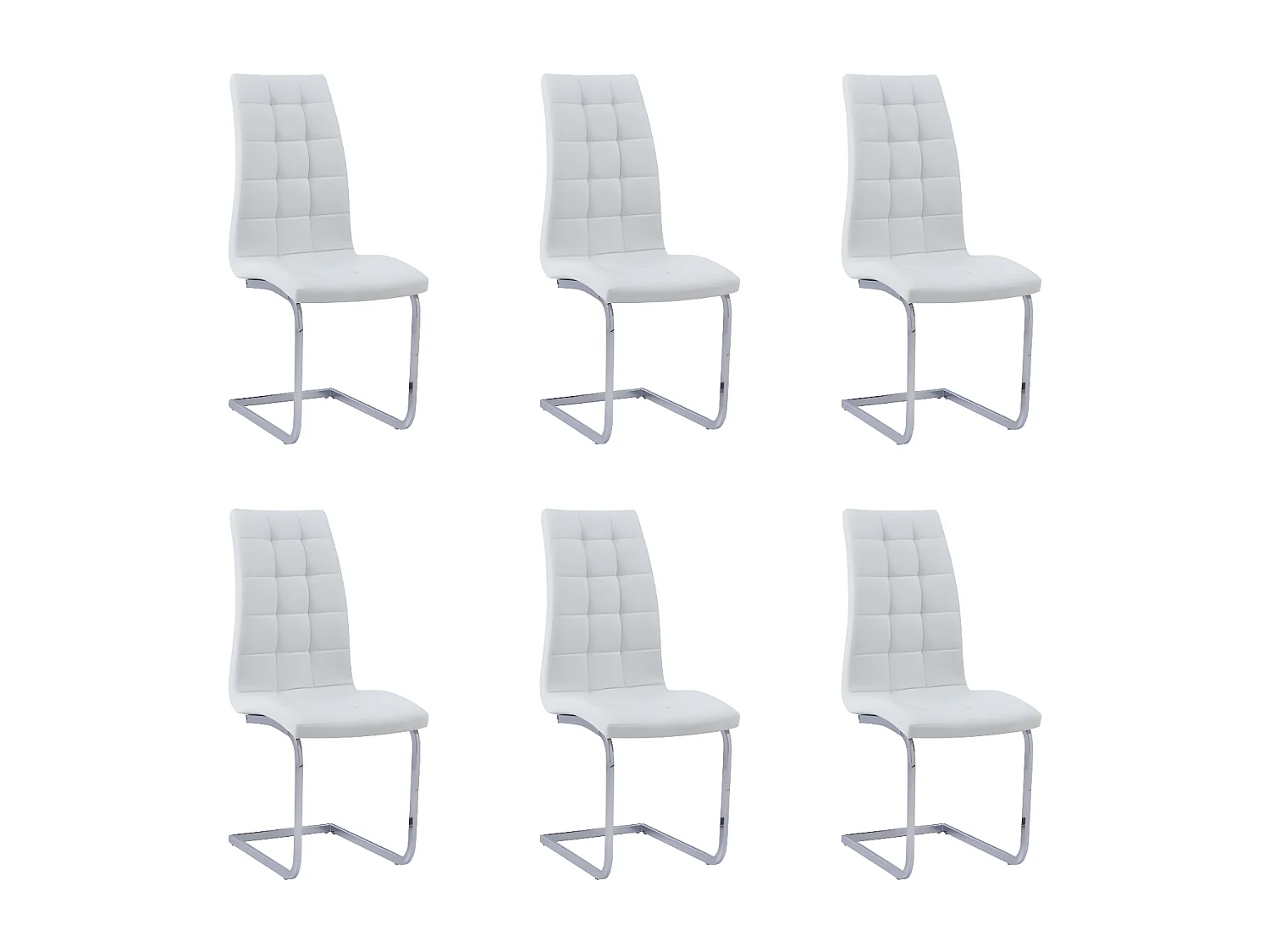 Lot de Chaises BELLA simili cuir