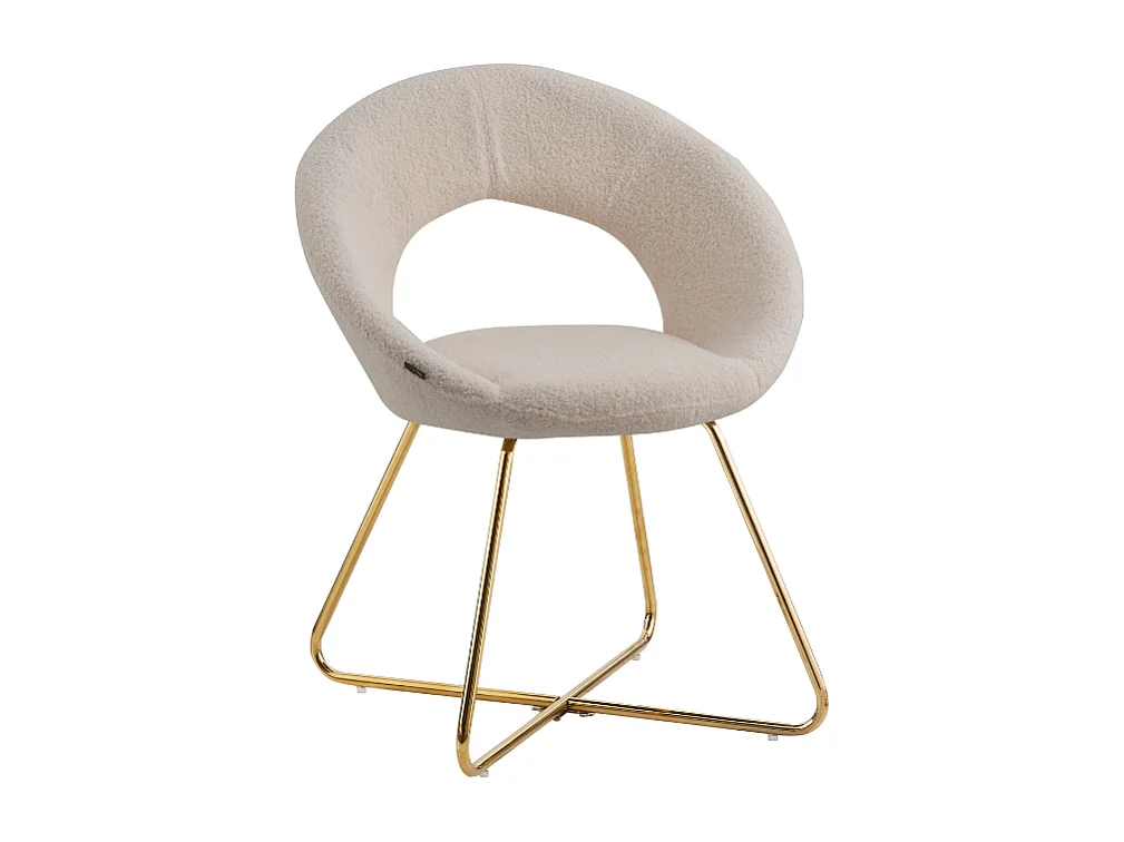 Lot de 4 Chaises BUBBLE Gold velours