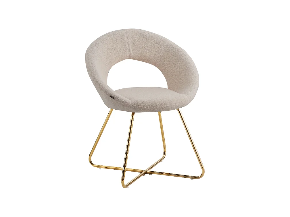 Lot de 4 Chaises BUBBLE Gold velours