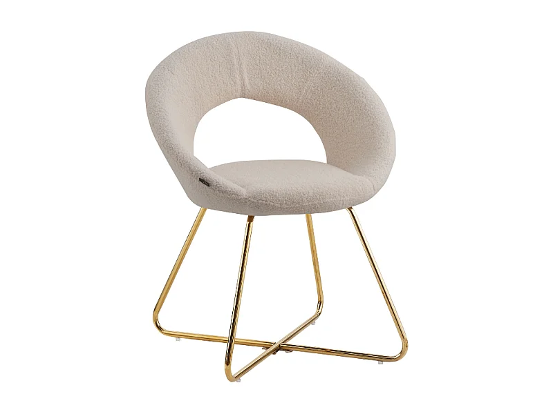 Lot de 4 Chaises BUBBLE Gold velours