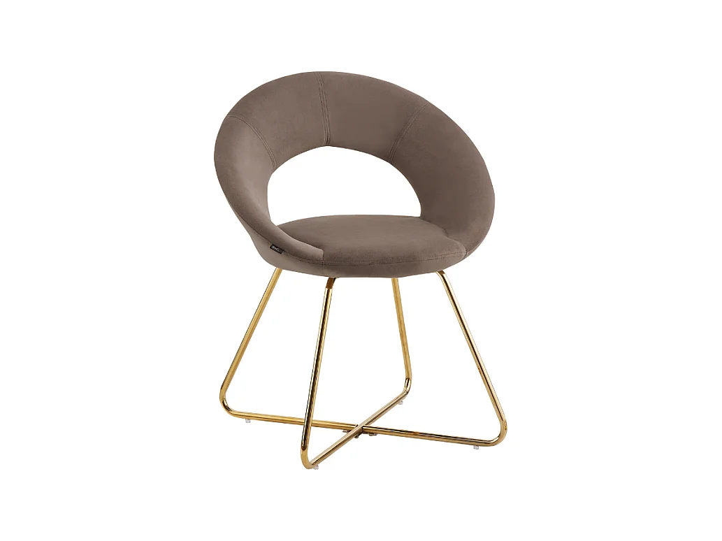 Lot de 4 Chaises BUBBLE Gold velours