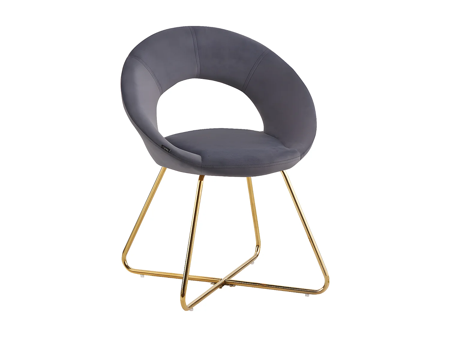 Lot de 4 Chaises BUBBLE Gold velours