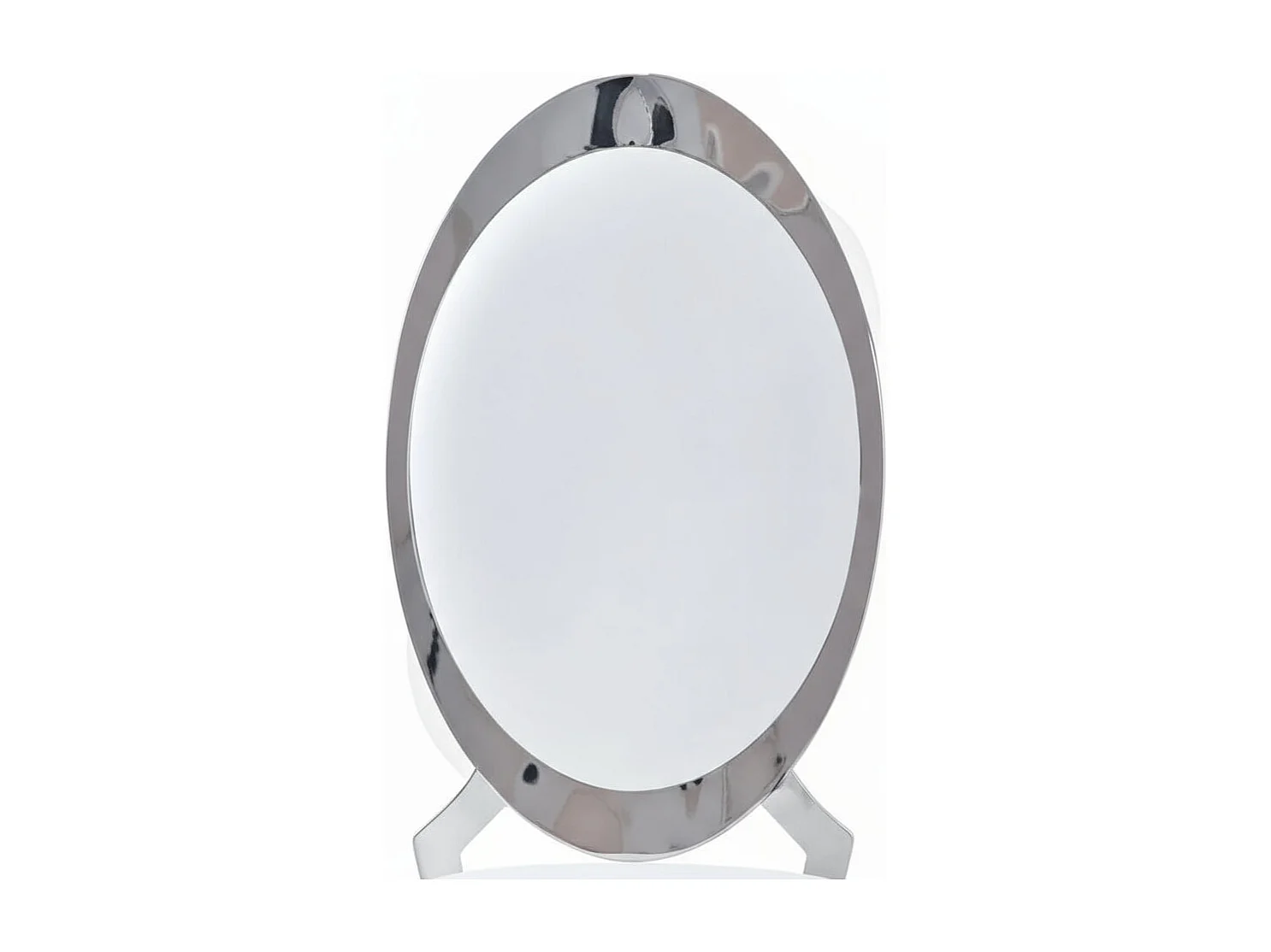 Lot de 4 chaises ANGEL baroque Chrome simili cuir blanc