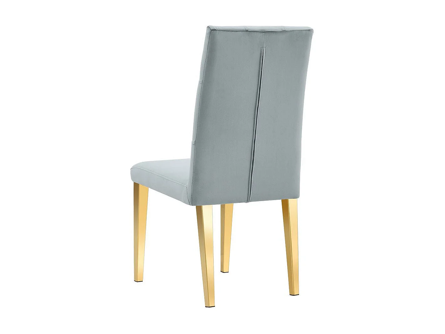 Lot de 2 chaises NEVADA capitonnés gold - Gris