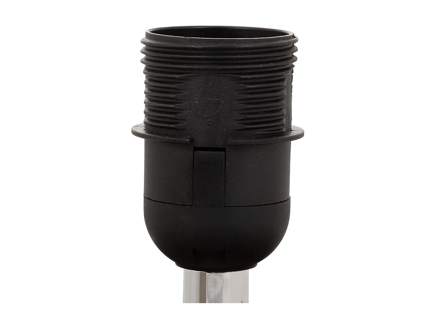 Lampe de table en polyrésine marron