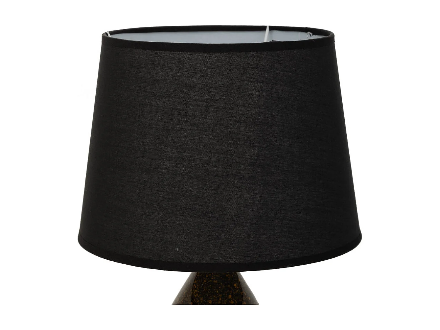 Candeeiro de mesa de cerâmica dourada 13,5x13,5x26,5