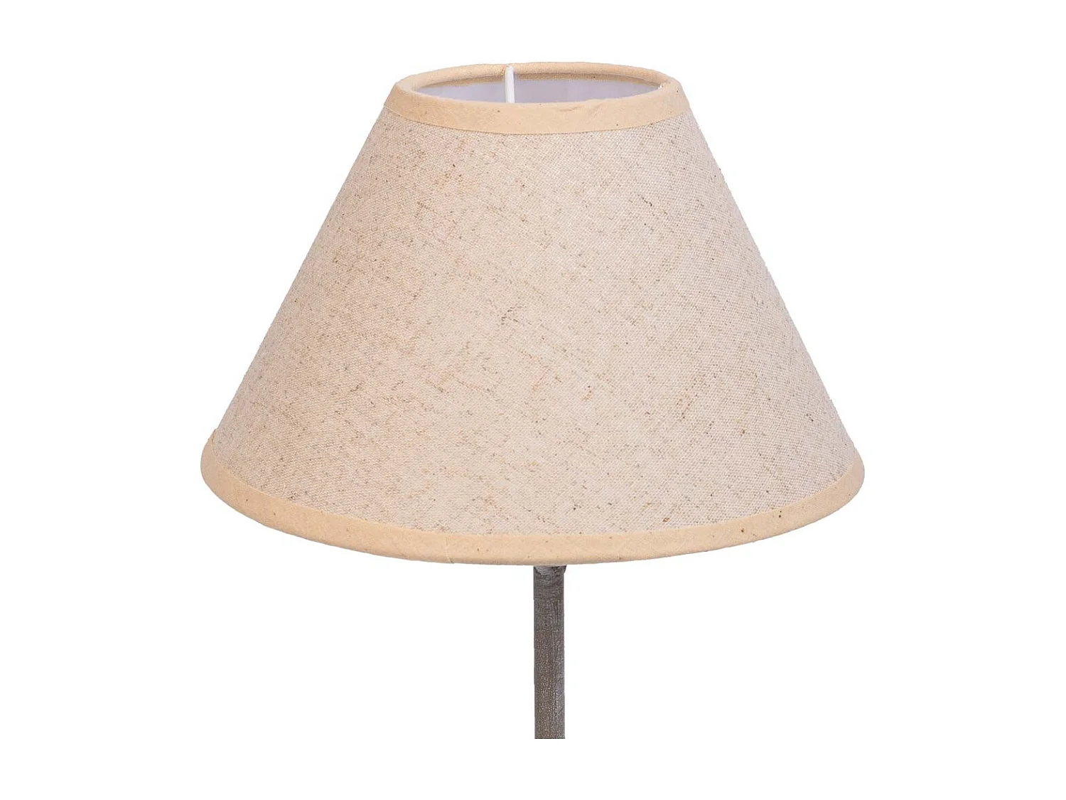 Candeeiro de mesa em metal cinzento 20x20x34