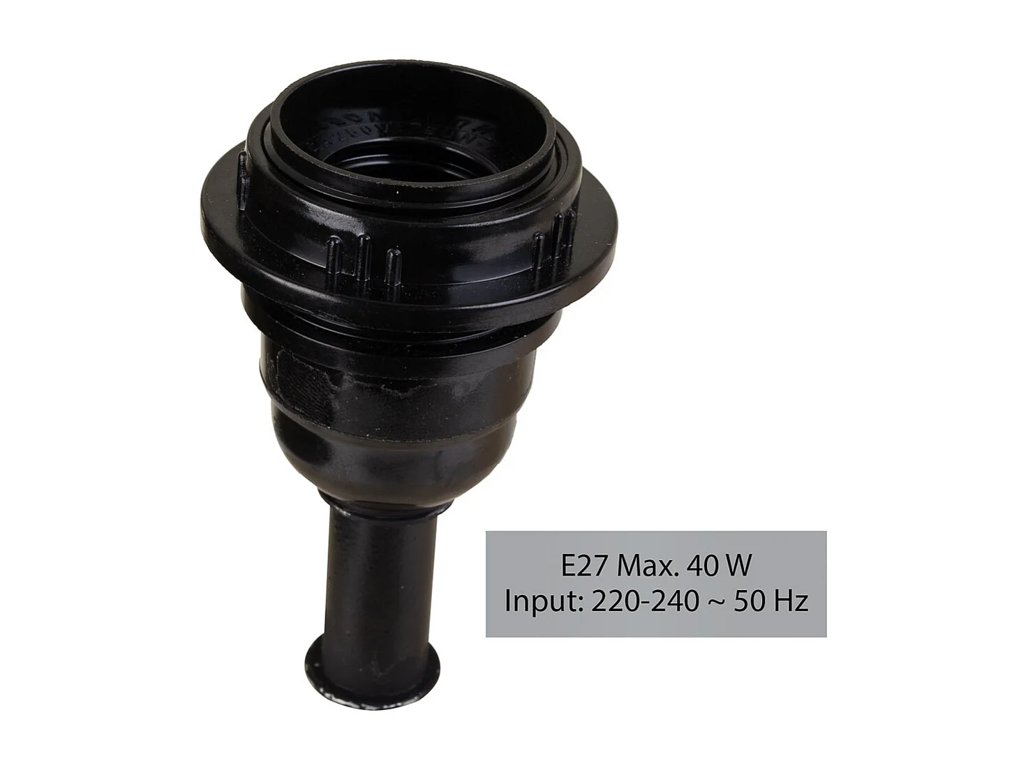 Cremefarbene Tischlampe aus Metall, 33 x 33 x 60 cm