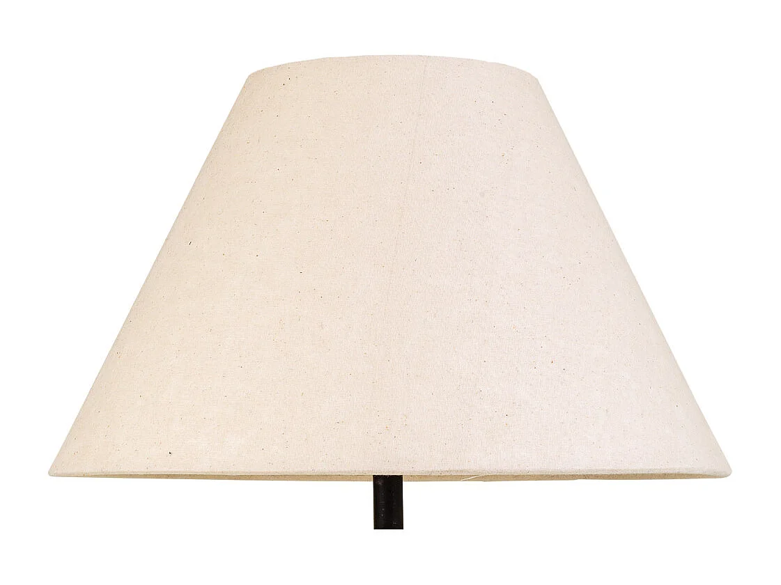 Lámpara de mesa de metal color crema 33x33x60