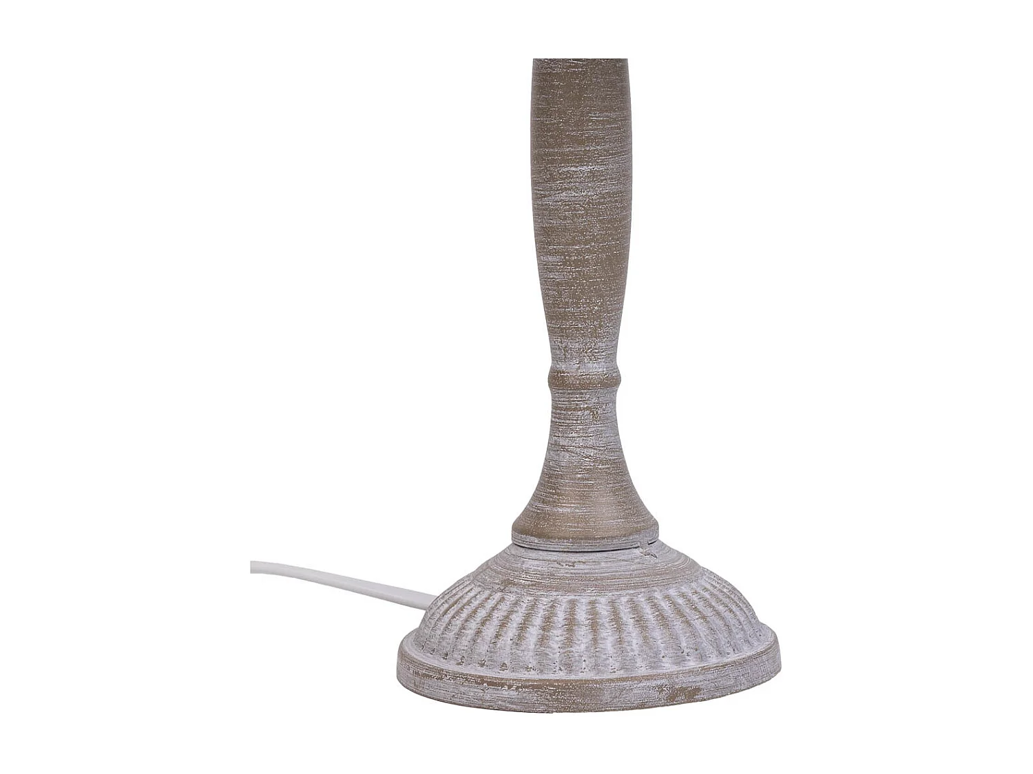 Lampe de table en métal gris 20x20x34h