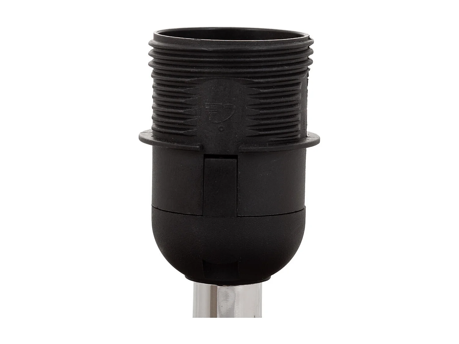 Braune Tischlampe aus Polyresin