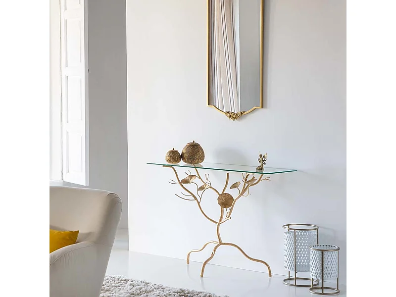 Porta-joias em metal dourado 17,5x17,5x18