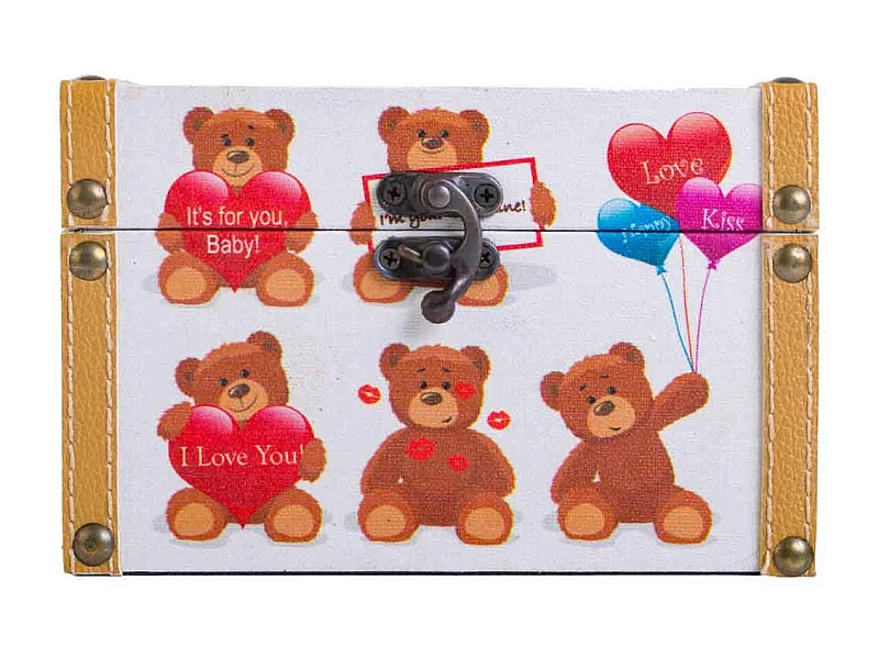 Porta Joias Urso 16,5x11,5x10,5hcm