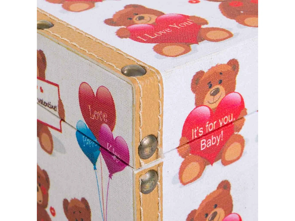 Porta Joias Urso 16,5x11,5x10,5hcm