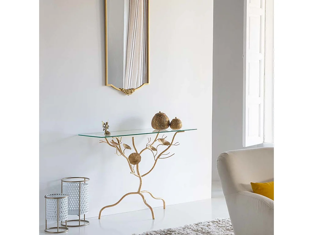 Porta-joias em metal dourado 12x12x12