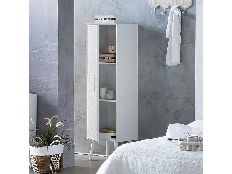 Portagioie in legno laccato bianco 24x17x9h