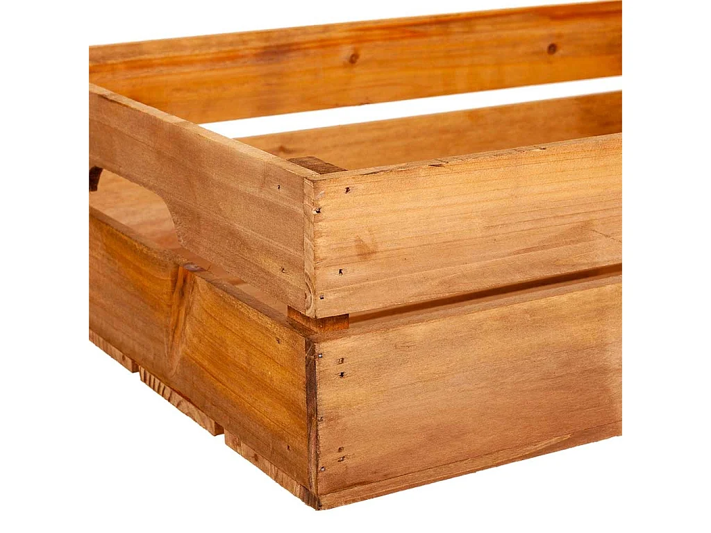 Braune Holzschublade 49x38x13,5h cm