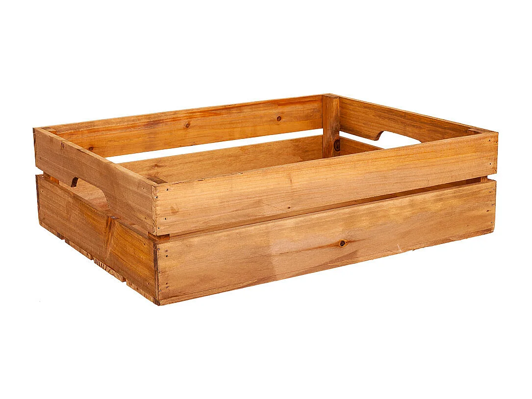 Braune Holzschublade 49x38x13,5h cm