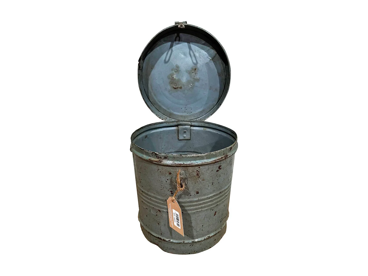 Fusto in metallo grigio 6x26x30h