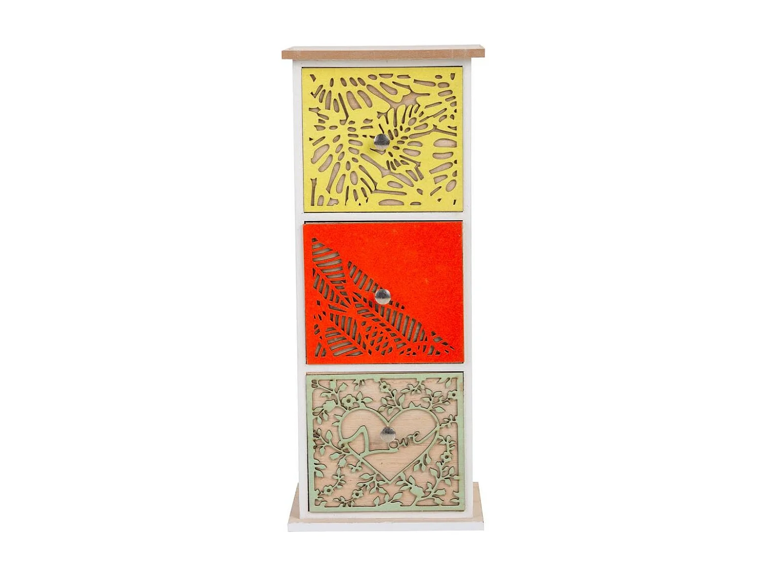 caja organizadora marrón pequeña 14,5x13x35,5