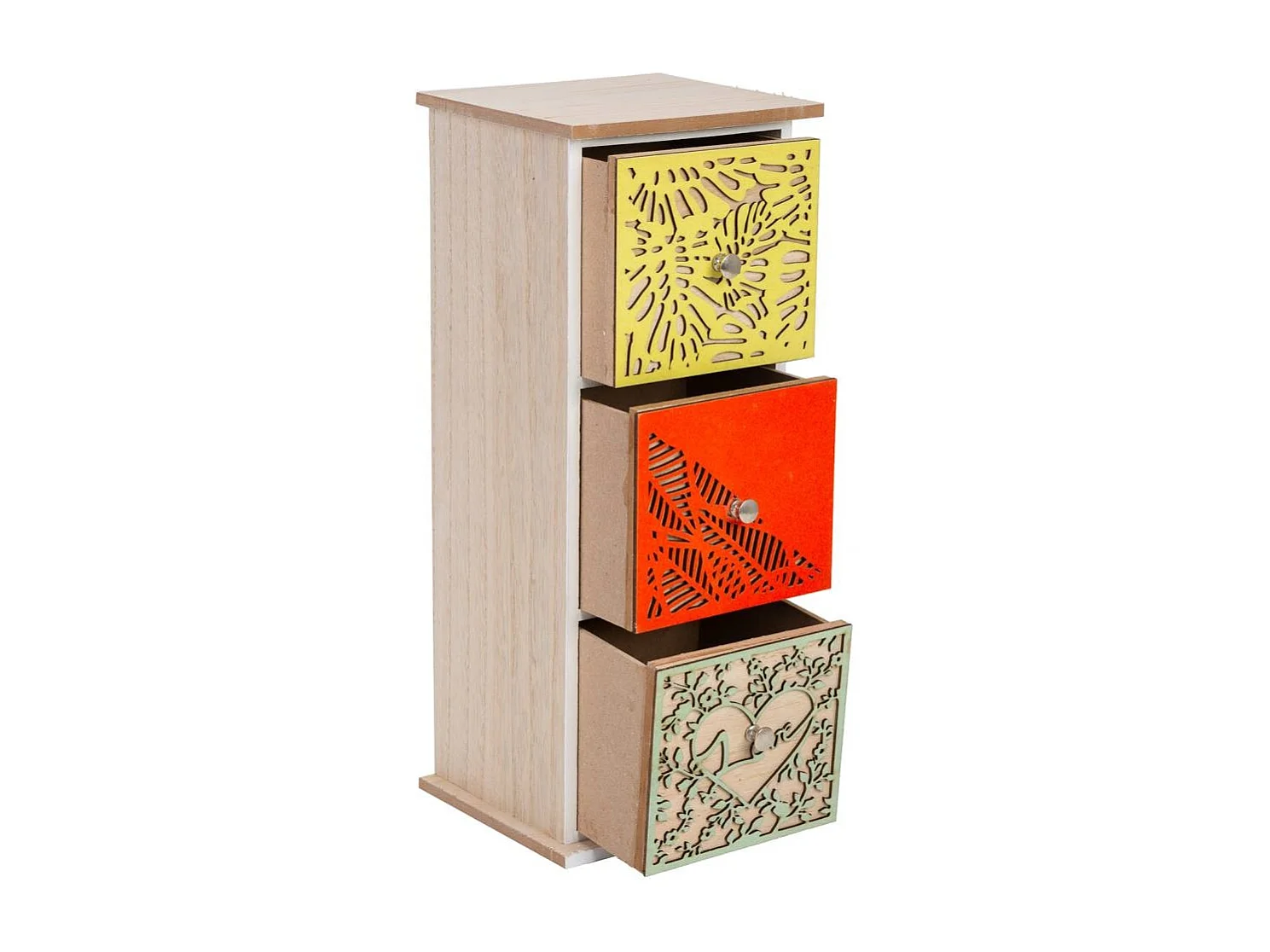 caja organizadora marrón pequeña 14,5x13x35,5