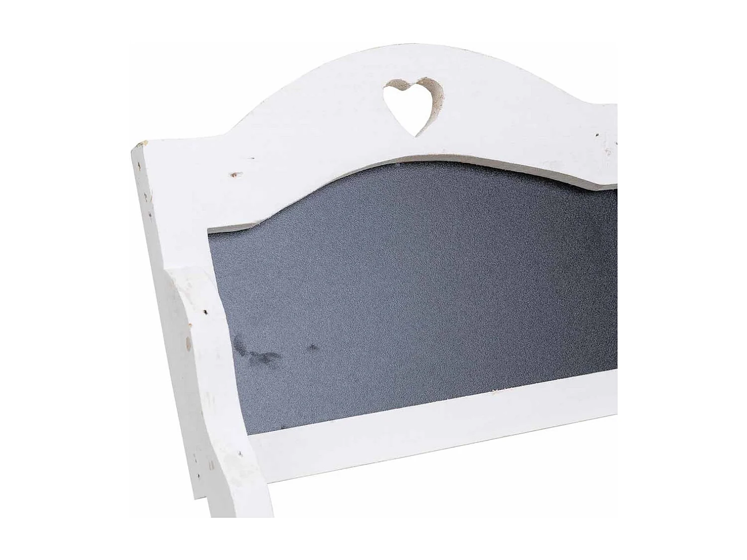 Cesto de madera con pizarra blanco 26x16x43