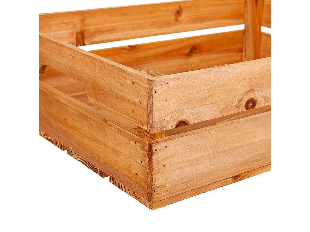 Braune Holzschublade 44x34x12,5h cm