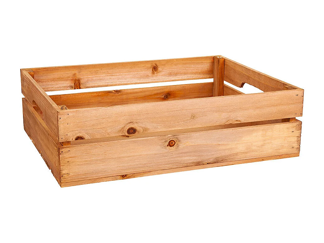 Braune Holzschublade 44x34x12,5h cm