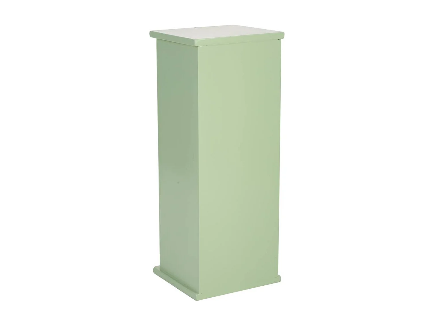 Petite boîte de rangement verte 14.5x13x35.5h